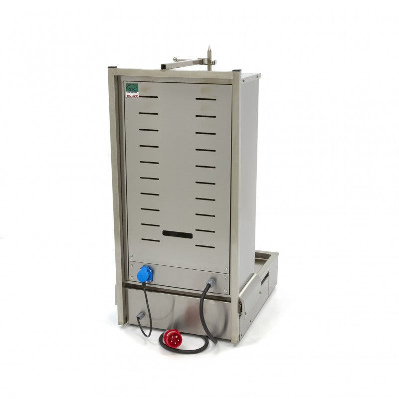 Kebab Grill - 4 Burners - 70kg Meat - Electric