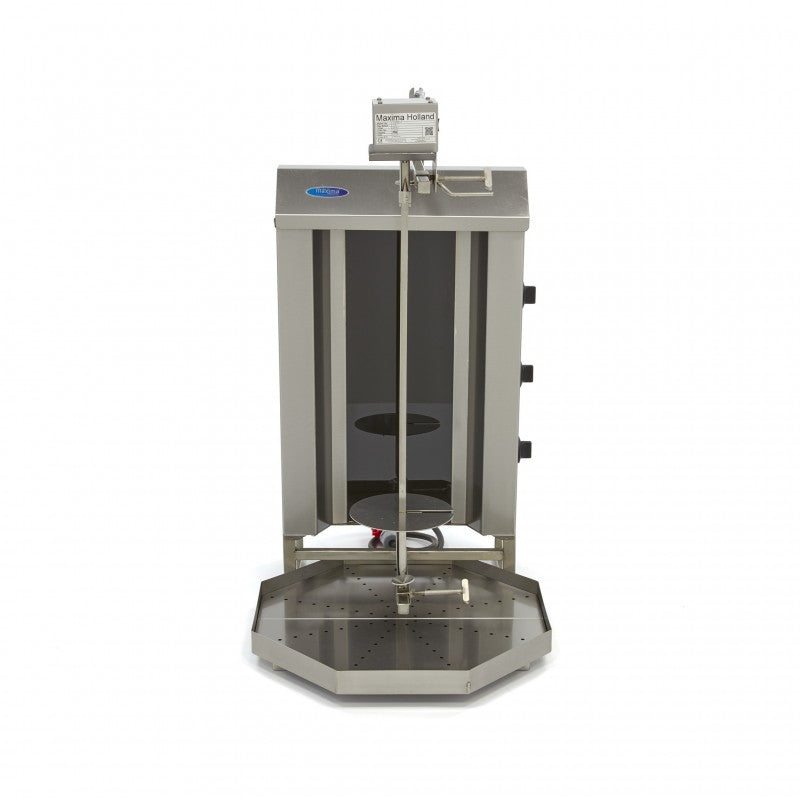 Kebab Grill - 3 Burners - 30kg Meat - Electric