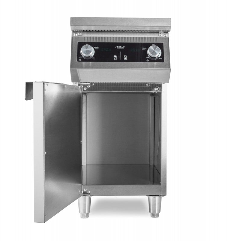 Cooker - 2 Burners - Induction - 70cm Deep - with Stand