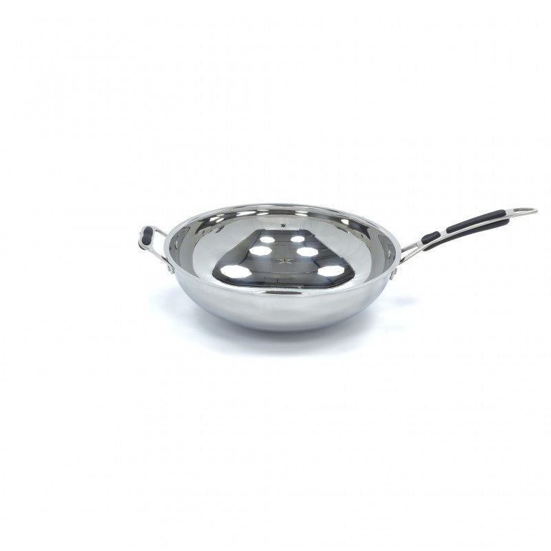 Wok Pan 36cm - Stainless Steel - Induction