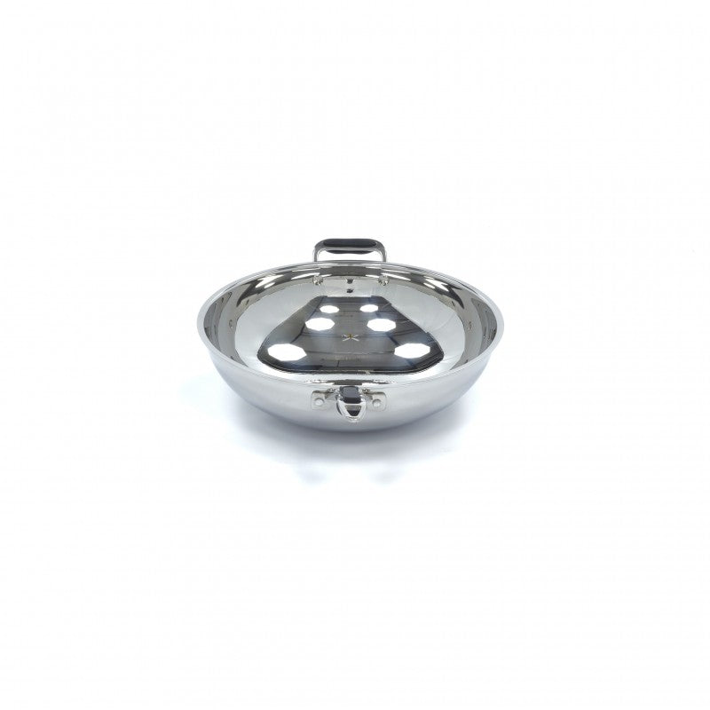 Wok Pan 36cm - Stainless Steel - Induction