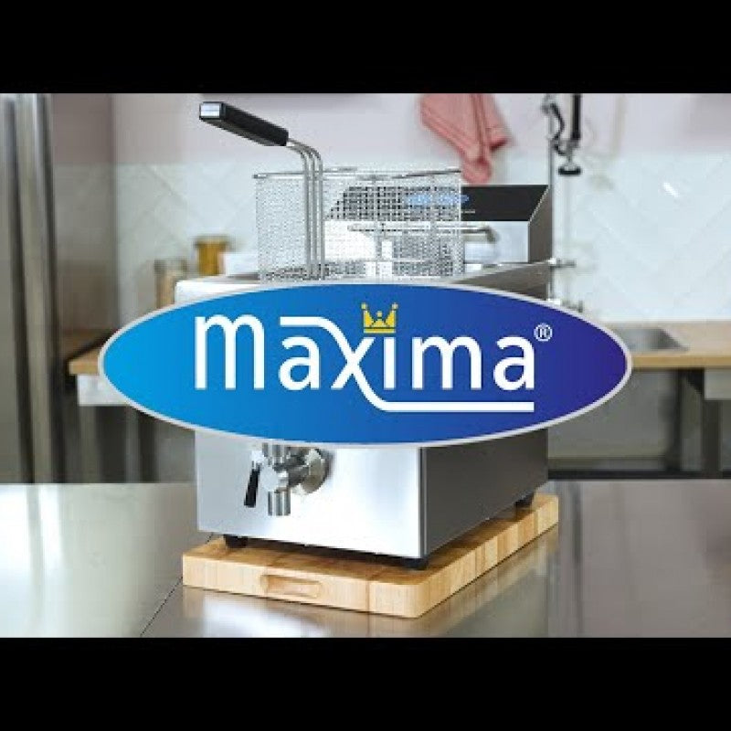 Deep Fryer - 8L - 1 Basket - Induction - with Drain Tap