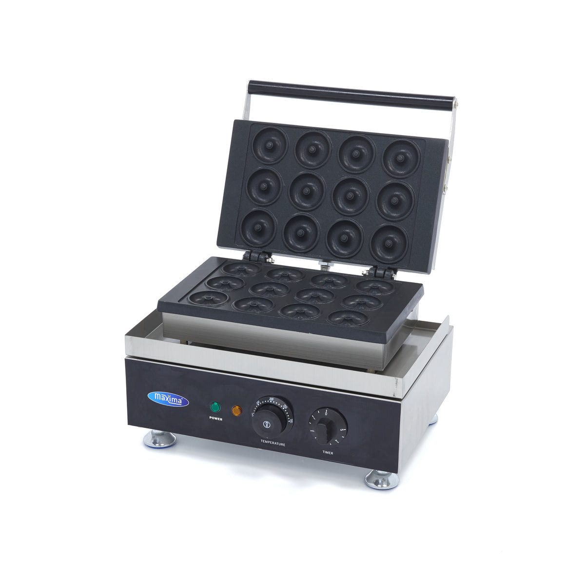 Donut Maker - 12 Mini Donuts - Ã˜5cm - with Built-in Timer