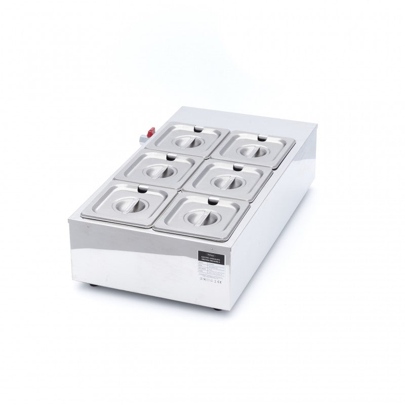 Chocolate Melter - 6 x 1/6 GN 100 mm