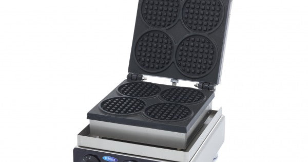 Waffle Maker - 4 Waffles - Mini Rounds