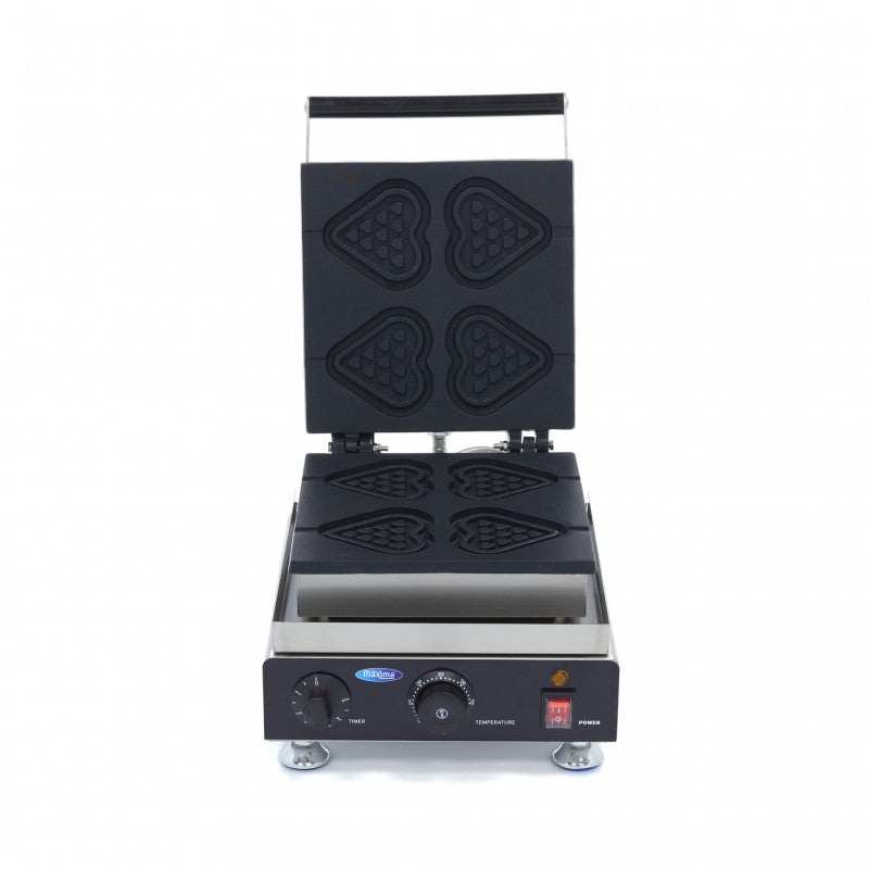 Waffle Maker - 4 Pieces - Hearts on Sticks