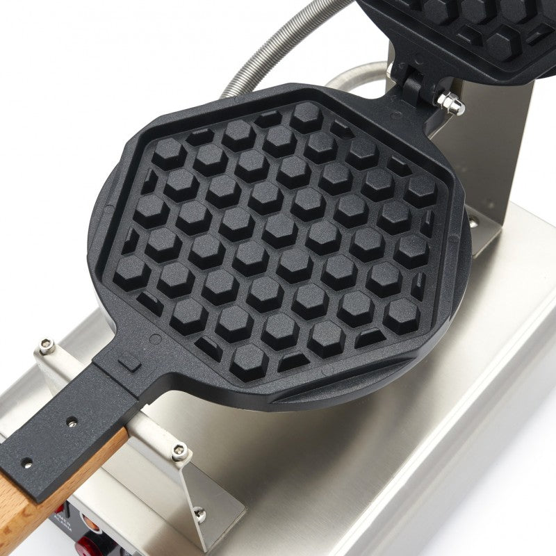 Waffle Maker - 1 Waffle - Round Honeycomb Pattern