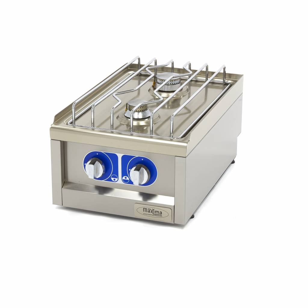 Commercial Grade Cooker - 2 Burners - Single Unit - 60cm Dee