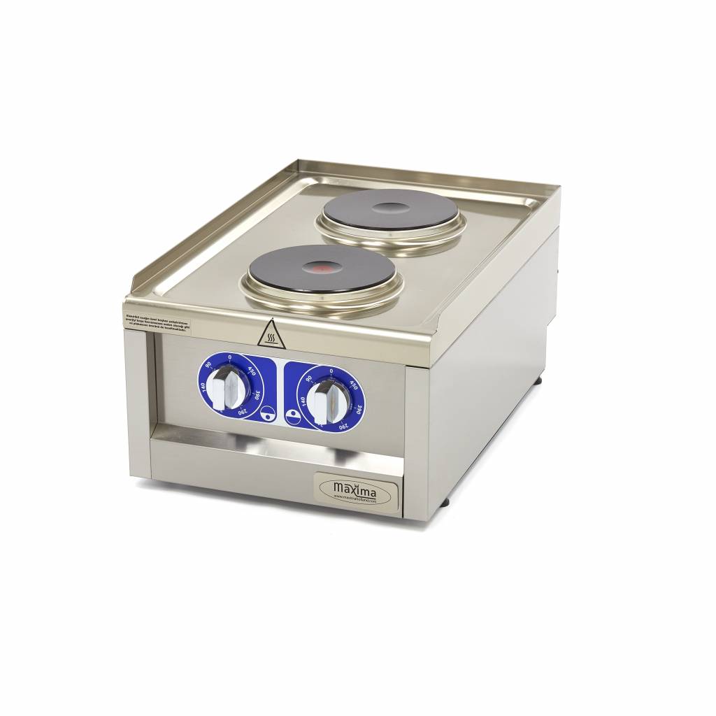 Commercial Grade Cooker - 2 Burners - Single Unit - 60cm Dee