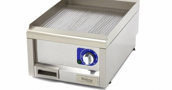 Commercial Grade Griddle - Grooved - Single Unit - 60cm Deep