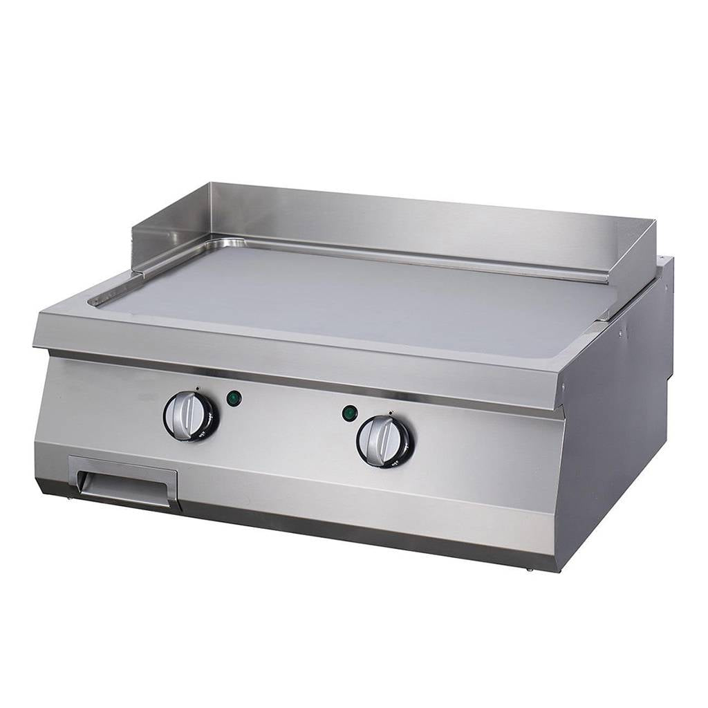Heavy Duty Griddle - Smooth - Double Unit - 70cm Deep - Elec