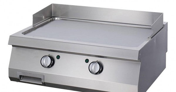 Heavy Duty Griddle - Smooth - Double Unit - 70cm Deep - Elec
