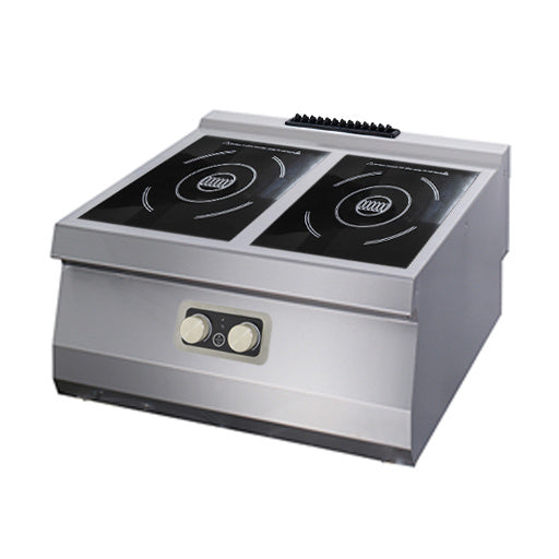 Heavy Duty Induction Cooker - 2 Burners - Double Unit - 70cm