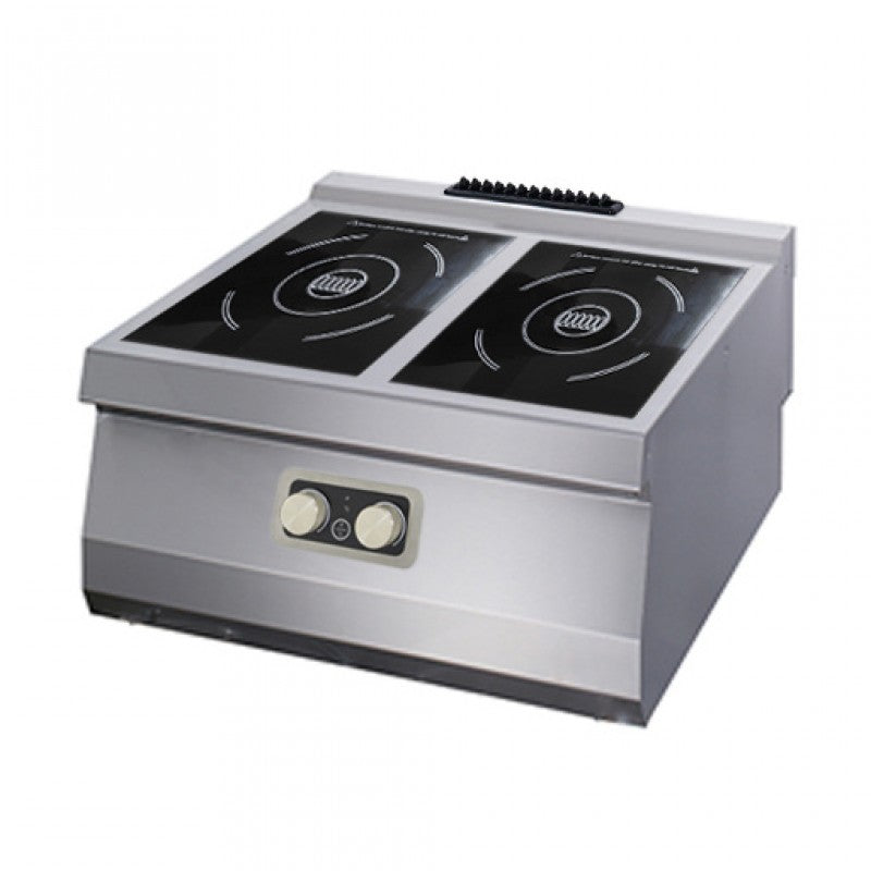 Heavy Duty Induction Cooker - 2 Burners - Double Unit - 70cm
