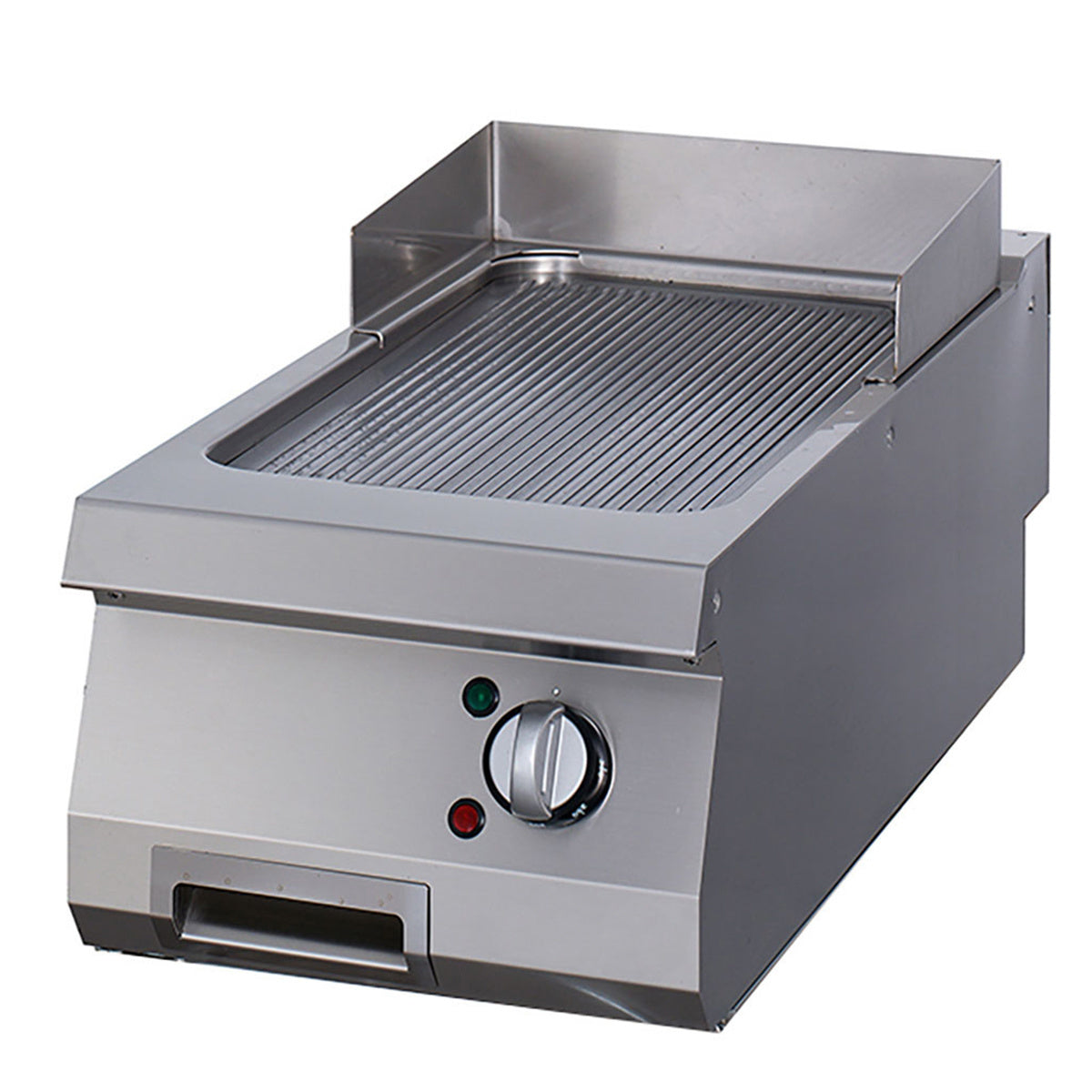 Premium Griddle - Grooved Chrome - Single Unit - 90cm Deep