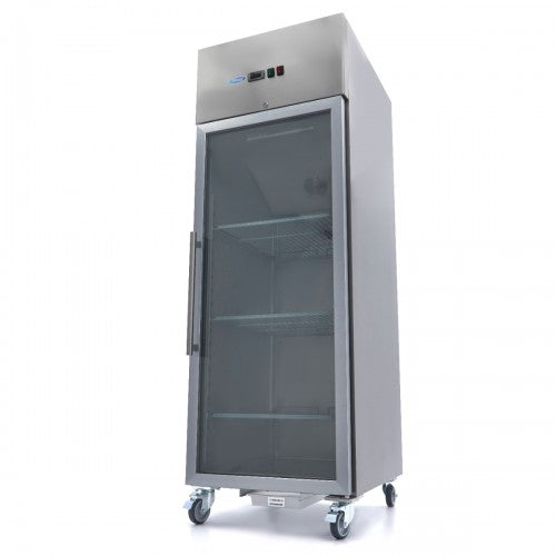 Fridge - 600L - 3 Adjustable Shelves (2/1GN) - Stainless Ste