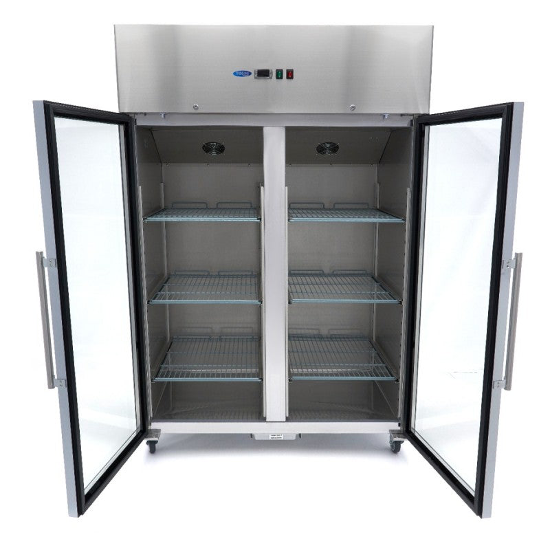 Freezer - 1200L - 6 Adjustable Shelves (2/1GN) - Stainless S