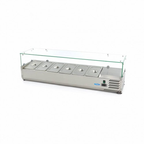 Countertop Prep Fridge - 150cm - Fits 6 x 1/3 GN