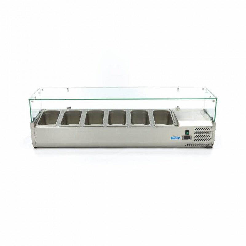 Countertop Prep Fridge - 150cm - Fits 6 x 1/3 GN