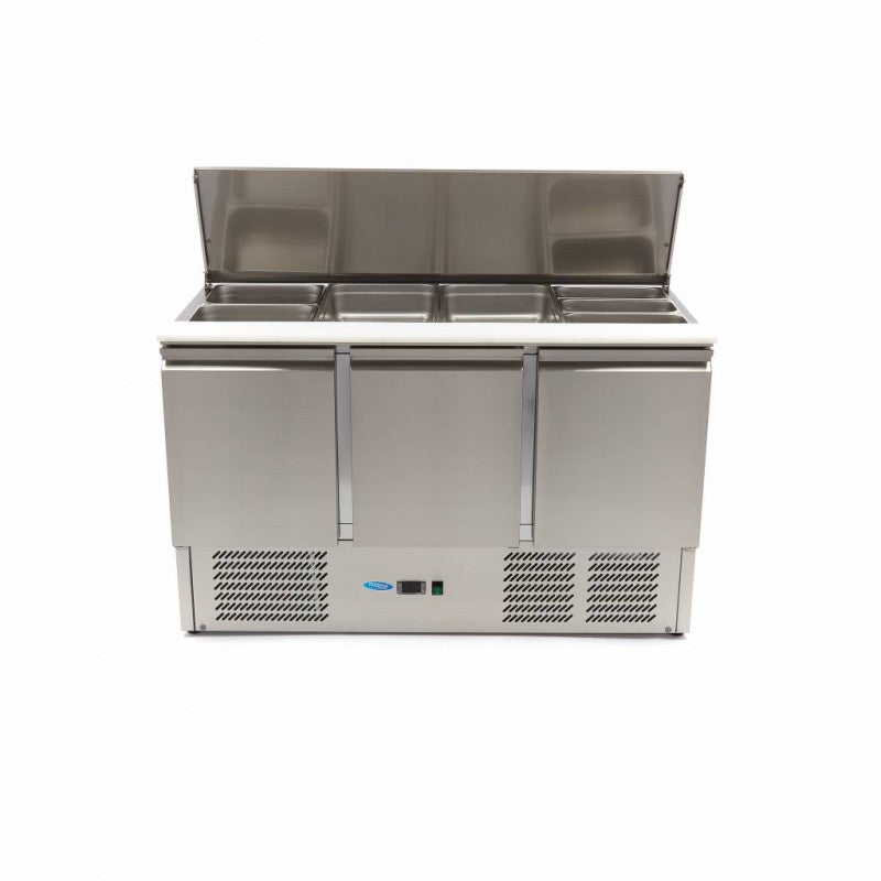 Saladette - 400L - 137cm - 3 Doors - incl Cutting Board