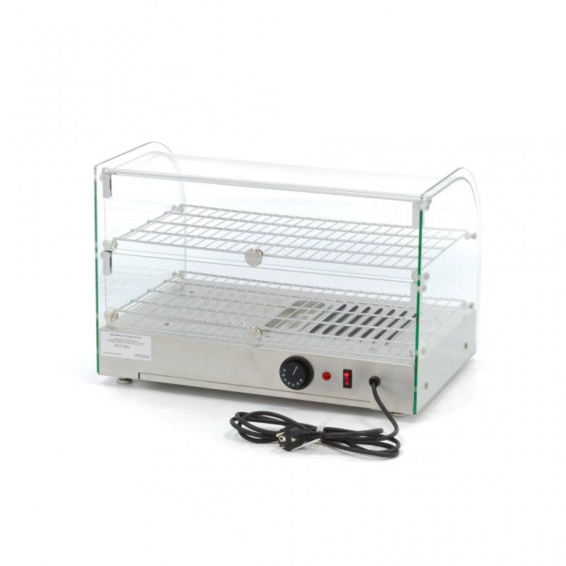 Heated Food Display - 45L - 55cm - 2 Shelves