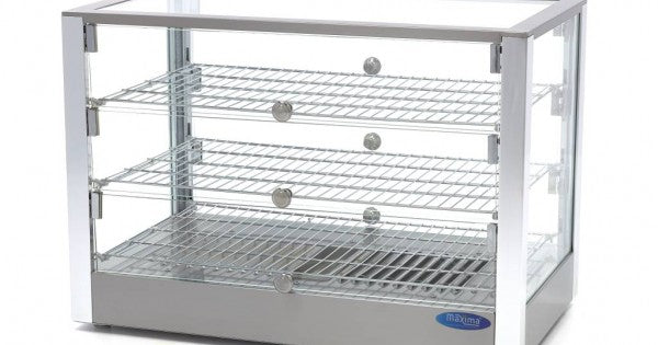 Heated Food Display - 115L - 70cm - 3 Shelves