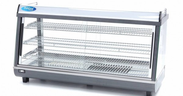 Heated Food Display - 186L - 121,5cm - 3 Shelves