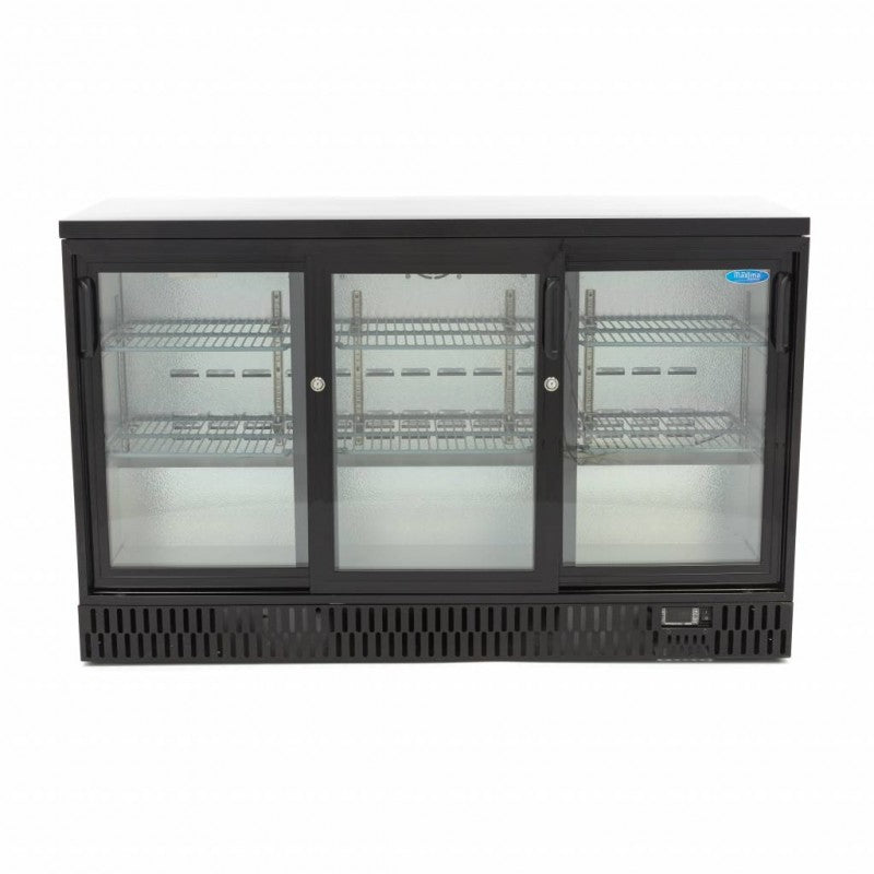 Drinks Fridge - 341L - 3 Sliding Doors - 6 Adjustable Shelve