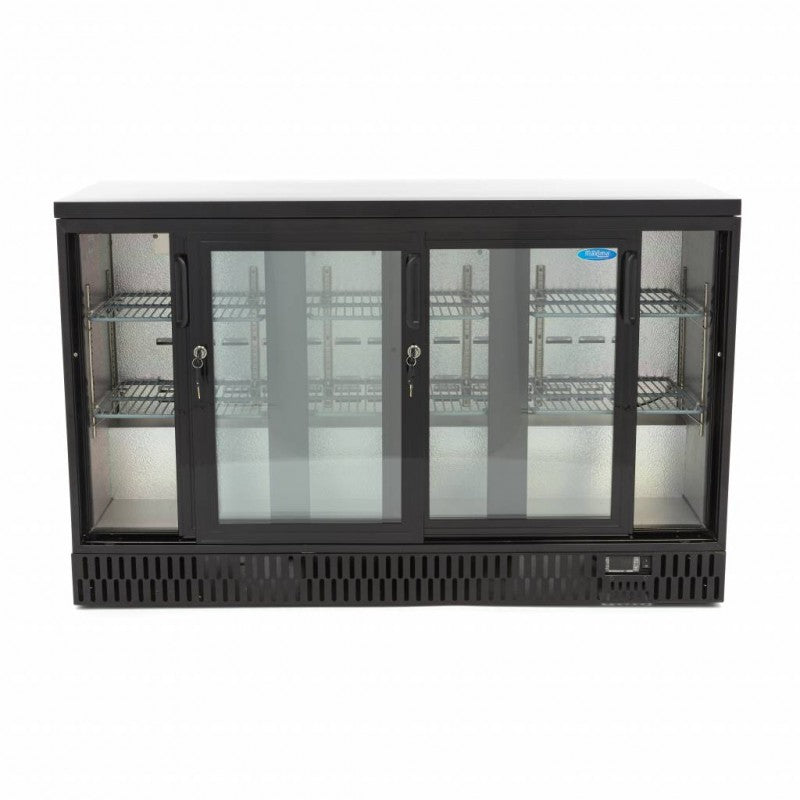 Drinks Fridge - 341L - 3 Sliding Doors - 6 Adjustable Shelve