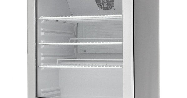 Fridge - 200L - Black - with Glass Door