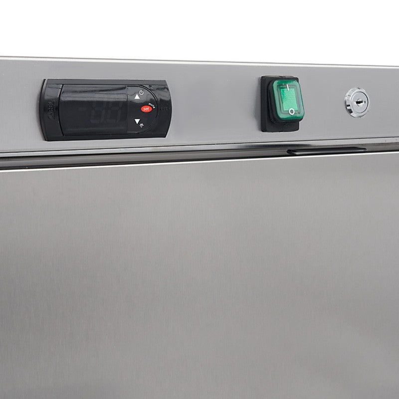 Freezer - 400L - 6 Fixed Shelves - Stainless Steel