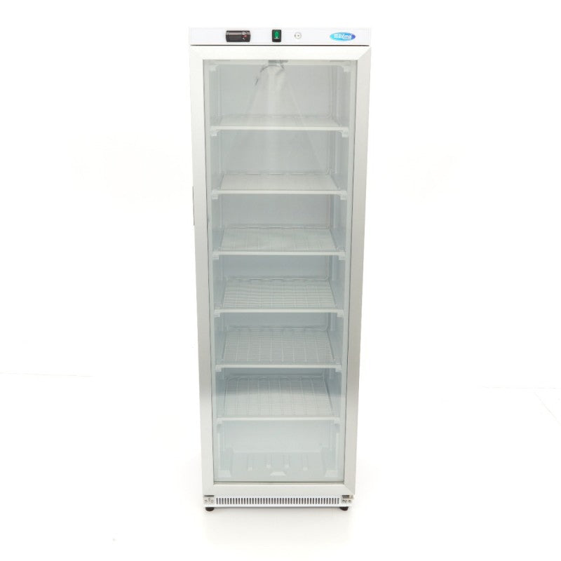 Freezer - 400L - White - with Glass Door
