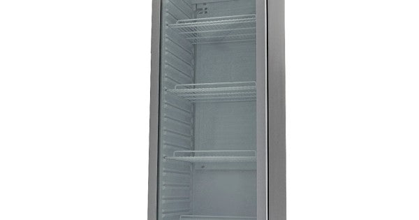 Fridge - 400L - Black - with Glass Door