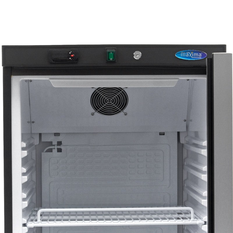 Fridge - 400L - Black - with Glass Door