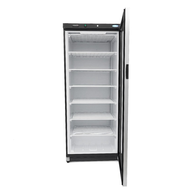 Freezer - 600L - Black - with Glass Door