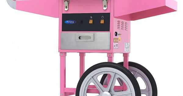Candy Floss Machine 52cm Pink with Cart