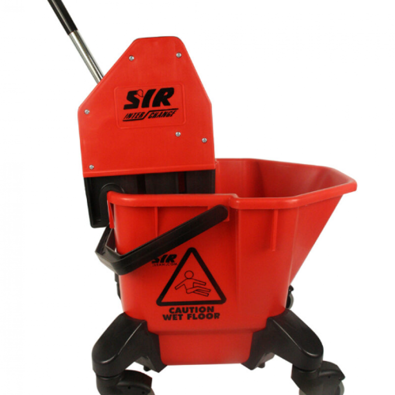 SYR Mop Bucket & Wringer RED 24Ltr