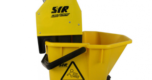 SYR Mop Bucket & Wringer YELLOW 24Ltr