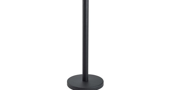Genware Black Barrier Post