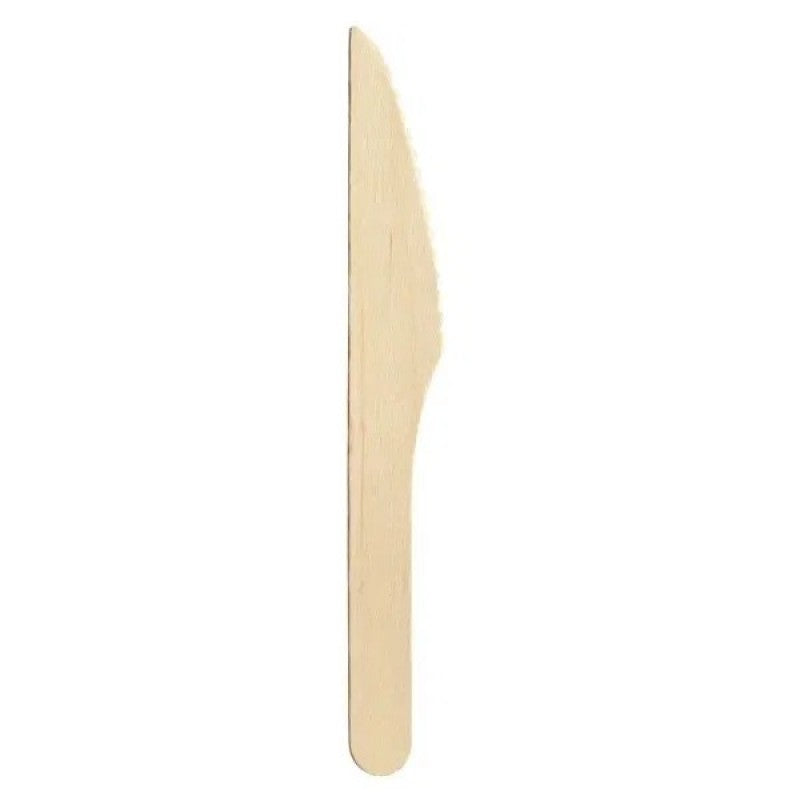 160mm Biodegrable Wooden Knife (10x100)
