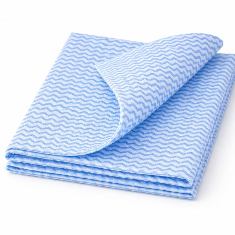 Jantex Heavy Duty Non-Woven Cloths Blue (Pack 25)