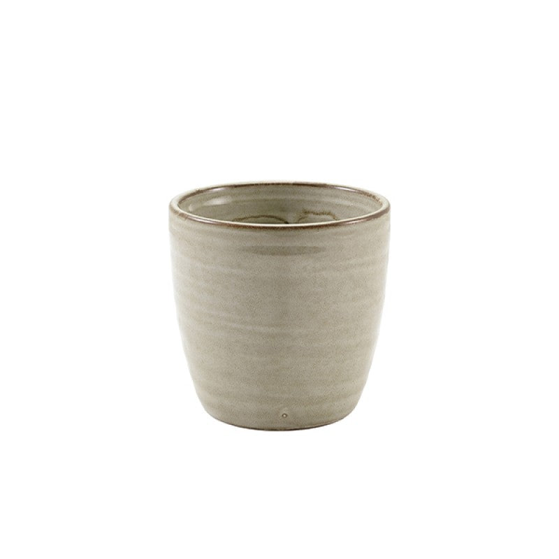 Terra Porcelain Grey Chip Cup 30cl/ 10.5oz