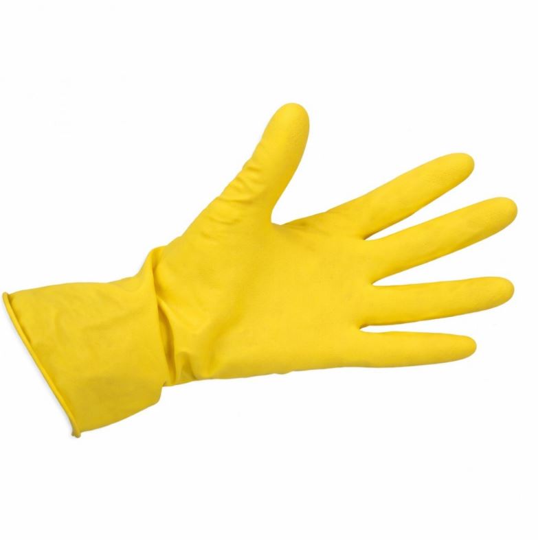 Jantex Household Gloves Yellow- Size L (Pair)