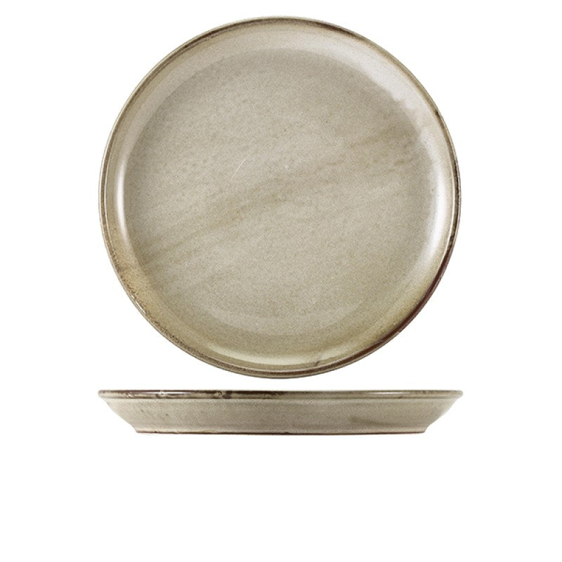 Terra Porcelain Grey Coupe Plate 30.5cm