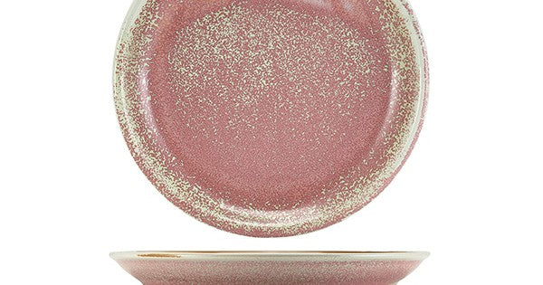 Terra Porcelain Rose Coupe Plate 24cm