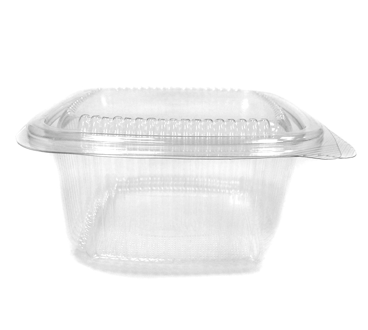 1000cc Square hinged salad container (9x50)