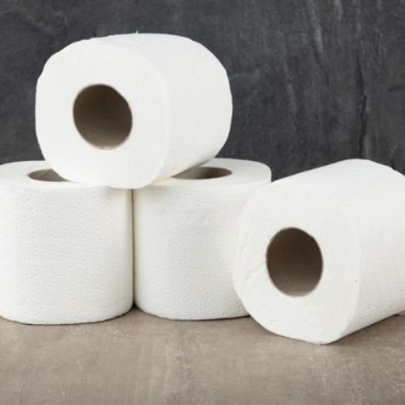 Corematic White Toilet Paper - 2ply
