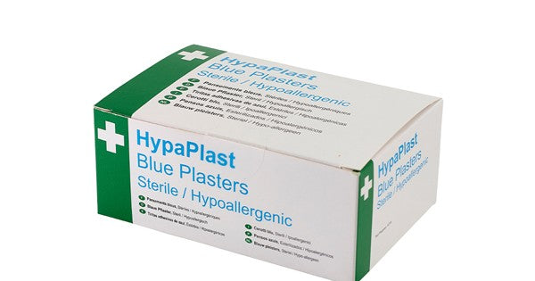 Blue Visually Detectable Plasters Assorted (Pack of 100)