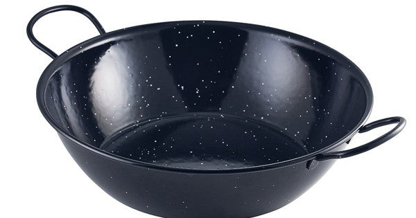 Black Enamel Dish 30cm