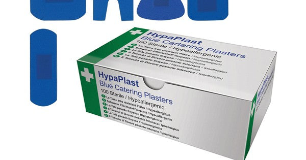 Blue Detectable Plasters Mix 5 Types Box 100